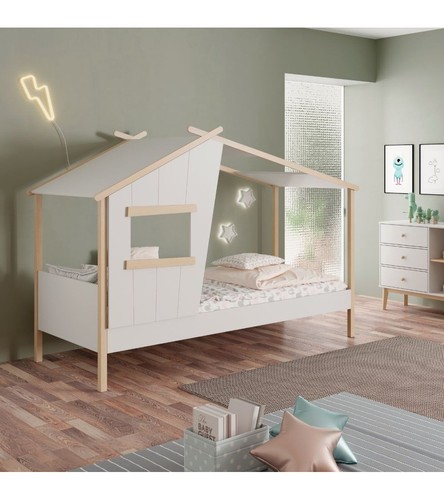 Letto casetta luba - letto, singolo