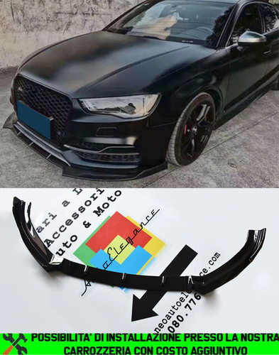 Splitter sotto paraurti audi - splitter,