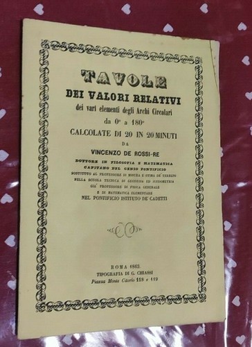 Tavole dei valori relativi - tavole,