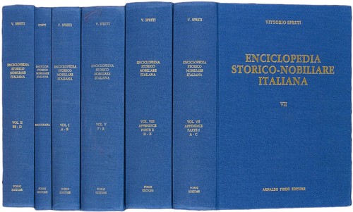 Enciclopedia storico nobiliare - enciclopedia, storico-nobiliare