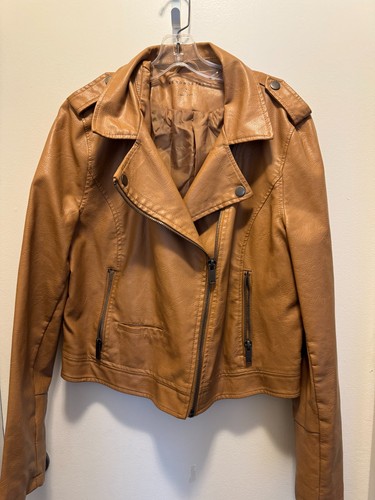 Giacca ecopelle cammello - giacca,