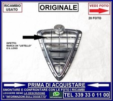 MASCHERINA CALANDRA GRIGLIA LOGO ANTERIORE PARAURTI ALFA ROMEO GIULIETTA