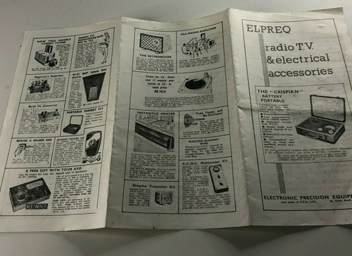 Vintage elpreq radio tv - vintage,