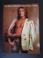 THE BEST OF ROD STEWART FOR EASY GUITAR Spartito Musical Score Wise Pub. 1979