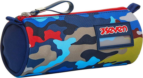 Portapenne camo stains blu - camo, stains,
