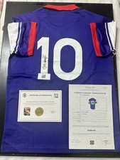 MAGLIA AUTOGRAFATA GIANCARLO ANTONIONI FIORENTINA 2 COA  AUTOGRAFIA +video E FOT