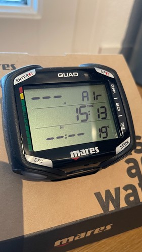 Mares quad wrist dive - quad, computer