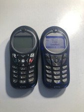 Telefono Cellulare Vintage Motorola C115 blu + Motorola C115 nero compreso!