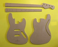 Dima Templates Basso in MDF stile F. Jazz 4 Corde