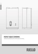 Manuale istruzioni installazione caldaia Riello Family Aqua Condens
