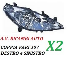 COPPIA FARO FANALE PROIETTORE