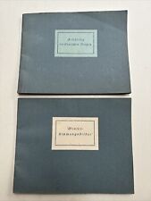 2x Zehn Kunstdrucke nach