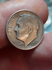 U.S.A ONE DIME 1953 "D"