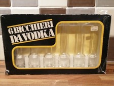 VINTAGE VODKA GLASS SET - MADE