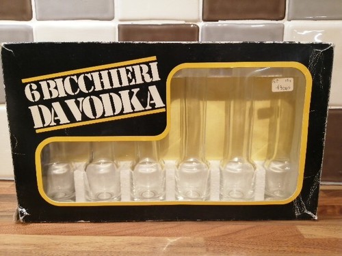 Vintage vodka glass set made - vodka,