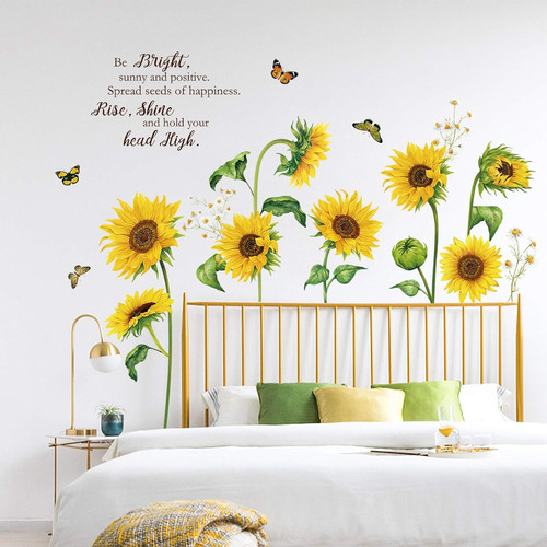 Adesivi murali girasole - murali,