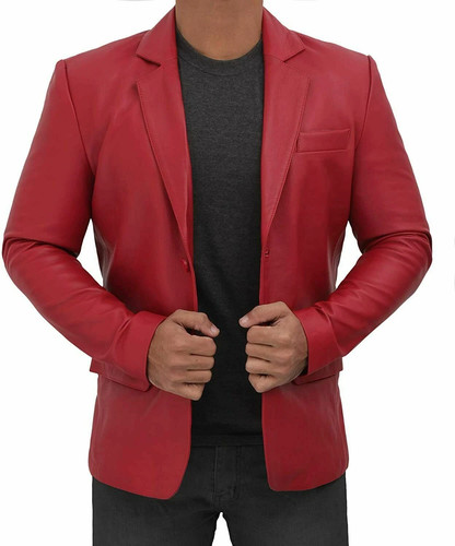 Blazer uomo elegante marrone