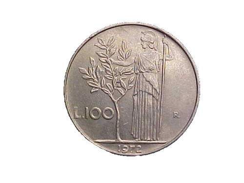 1972 italy 100 lire - 1972-r,