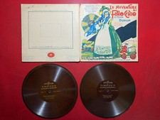 COLLODI - LE AVVENTURE PINOCCHIO SU DISCHI DURIUM 4° Puntata (1933) 2 Dischi