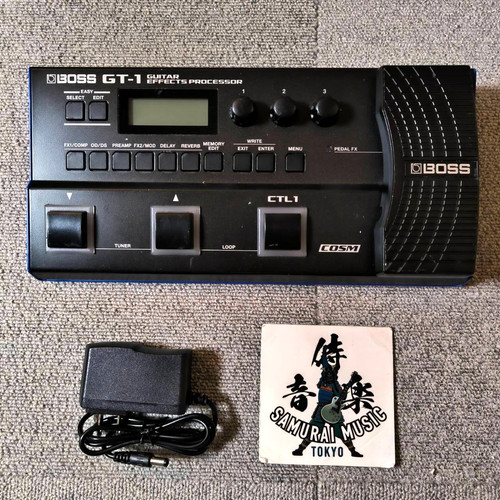 Boss guitar multi effects - gt-1,