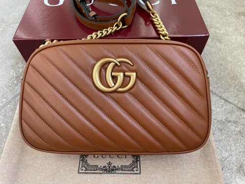 Borsa gucci marmont marrone - gucci,