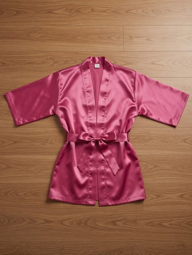 Vestaglia bambina rosa satin - bambina,