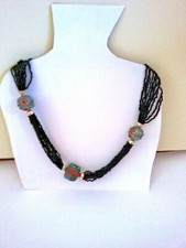 COLLANA ESTIVA MARE NERA STYLE INDIA/AFRICA TAGLIA SMALL DONNA