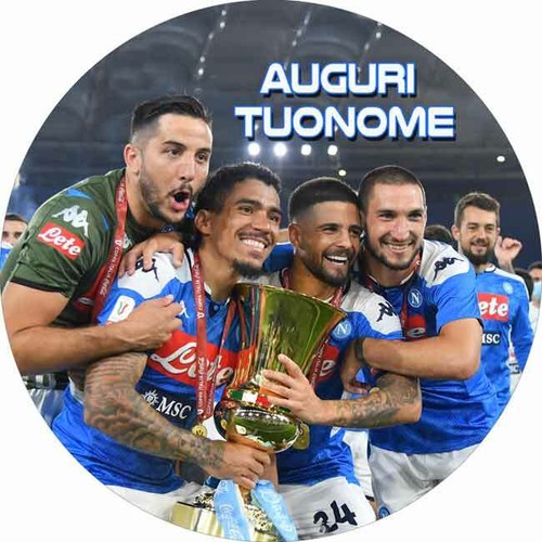Cialda napoli calcio coppa - cialda,