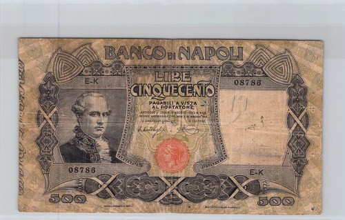 Italie 500 lires - -,