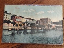 BELLAGIO COMO CARTOLINA ANIMATA FP COLORATA VGT 1908