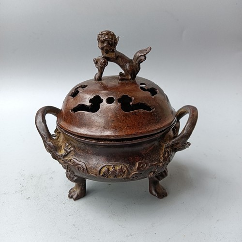 Stufa leone xuande bronzo - stufa, in