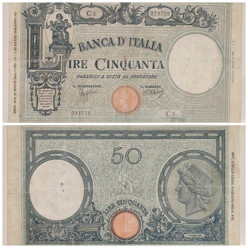 Lire grande fascio - 50,
