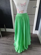 Maxi gonna zingara donna verde