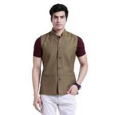 Giacche e Gilet, Abbigliamento da Festa, Abbigliamento Occasioni - Giacca Tinta Unita Beige, Abbigliamento Festival