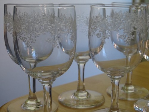 Baccarat anciens verres vin - 6,