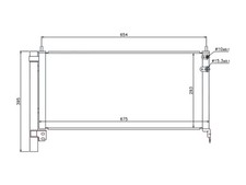 Per Toyota Auris 2010-2013 Condensatore Radiatore Aria AC Ibrido 8826047150
