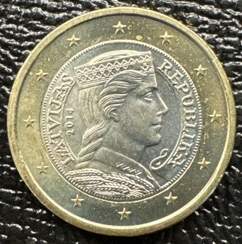 Latvia 2014 bimetallic euro - 1,