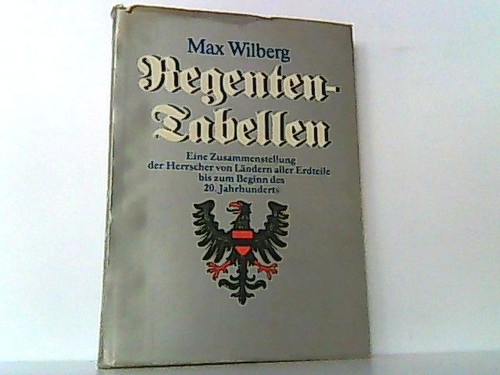Regententabellen eine - regententabellen.,