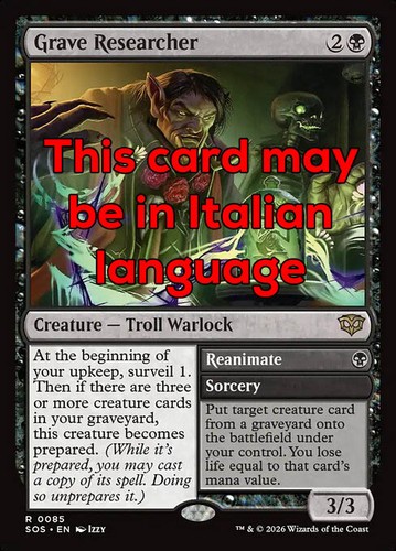 Mtg grave researcher - mtg,