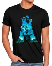 T-shirt uomo Water Way navi