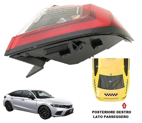 Fanale posteriore esterno - dx,
