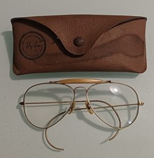 Ray-Ban montatura originale anni 70 - Oro con custodia originale 