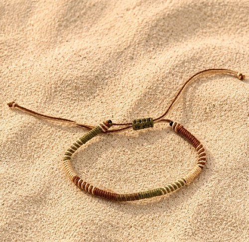 Bracciale corda regolabile - bracciale,