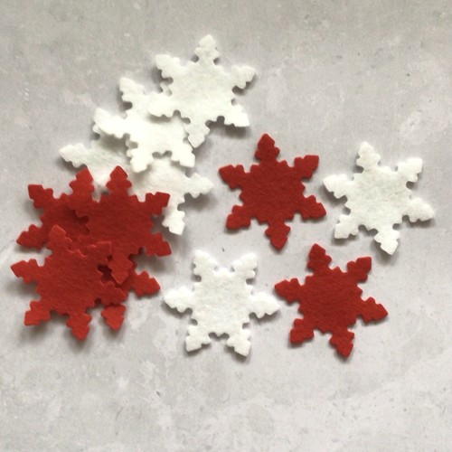Fiocchi neve felt - fiocchi,