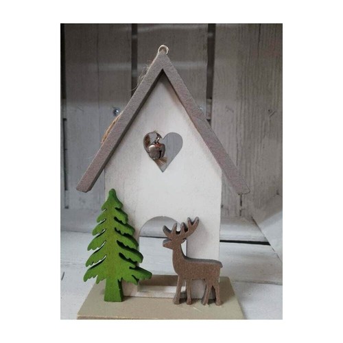 Casetta legno bianco per - bianco,