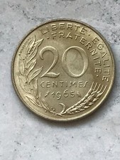 Scegli FRANCIA 20 centimes V° REPUBLIC dal 1962 al 2000  Cent république