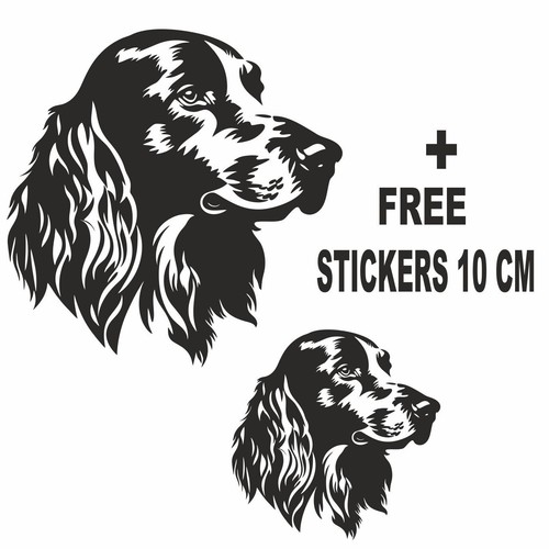 Adesivo prespaziato setter - adesivo,