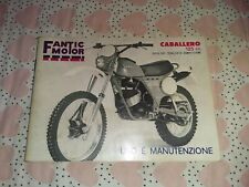 Fantic Motor 125 RC 1980 libretto di uso e manutenzione