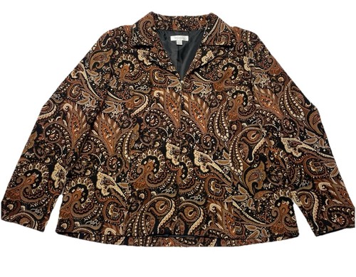 Giacca con zip floreale