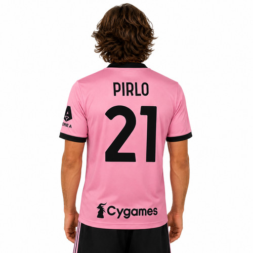 Maglia rosa pirlo juventus - rosa,